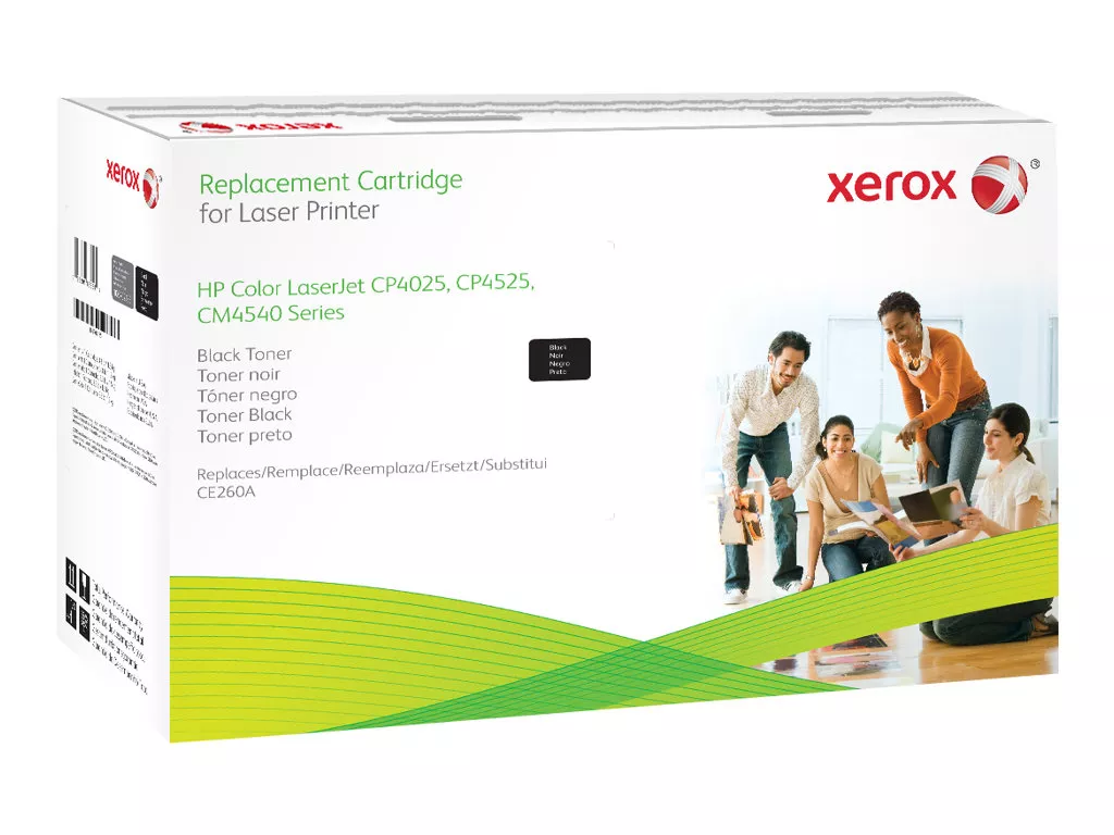 XEROX TONER NEGRO PARA HP LASERJET SERIES CP4025, 4525 (CE260A)