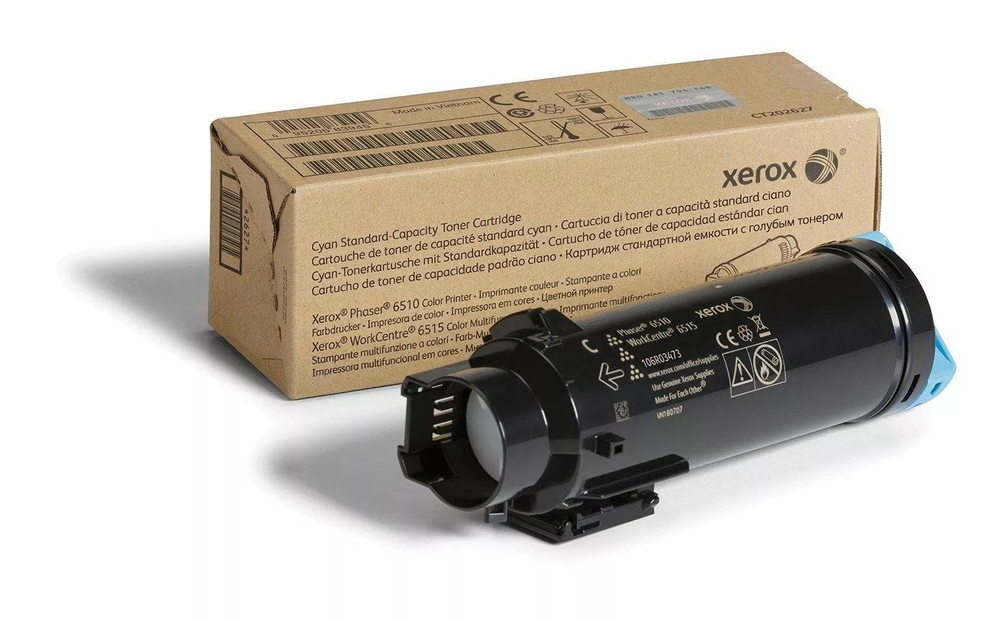 XEROX 106R03473 PHASER 6510 / WORKCENTRE 6515 CARTUCHO DE T&Oacute;NER CIAN DE CAPACIDAD EST&Aacute;NDAR