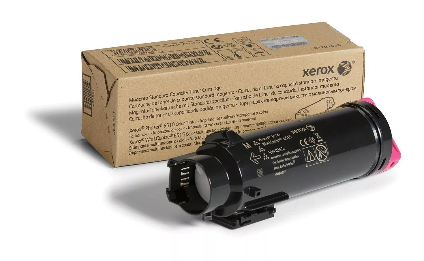 XEROX 106R03474 PHASER 6510 / WORKCENTRE 6515 CARTUCHO DE T&Oacute;NER MAGENTA DE CAPACIDAD EST&Aacute;NDAR