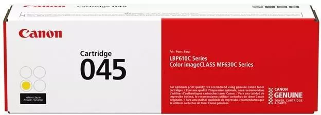 Canon 045 Amarillo Cartucho de Toner Original - 1239C002