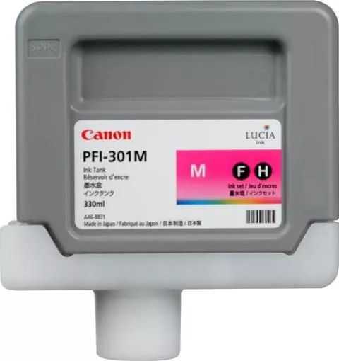 CANON IPF9000 DEP&Oacute;SITO DE TINTA MAGENTA PIGMENTADA (3300 ML) PFI 301 M