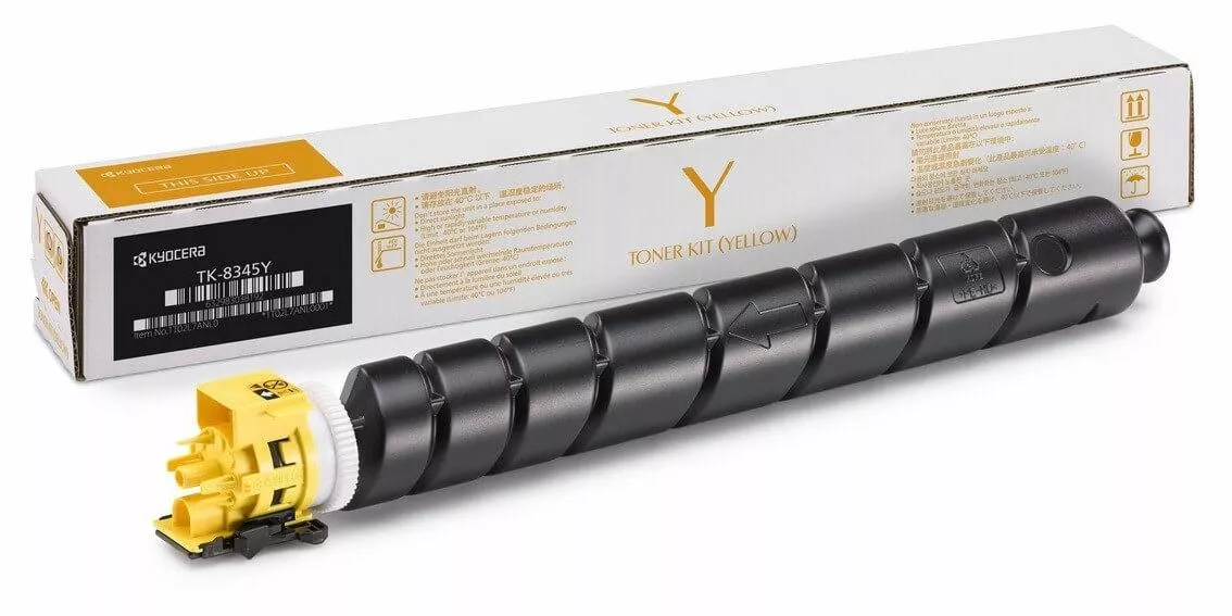 Kyocera TK8345 Amarillo Cartucho de Toner Original - 1T02L7ANL0 / 1T02L7ANL1 / TK8345Y