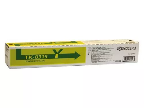 KYOCERA-MITA TONER AMARILLO TK 8315 Y ORIGINAL