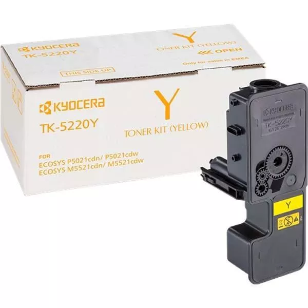 Kyocera TK5220 Amarillo Cartucho de Toner Original - Reemplaza 1T02R9ANL1 / TK5220Y