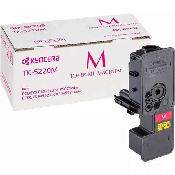 Kyocera TK5220 Magenta Cartucho de Toner Original - Reemplaza 1T02R9BNL1 / TK5220M