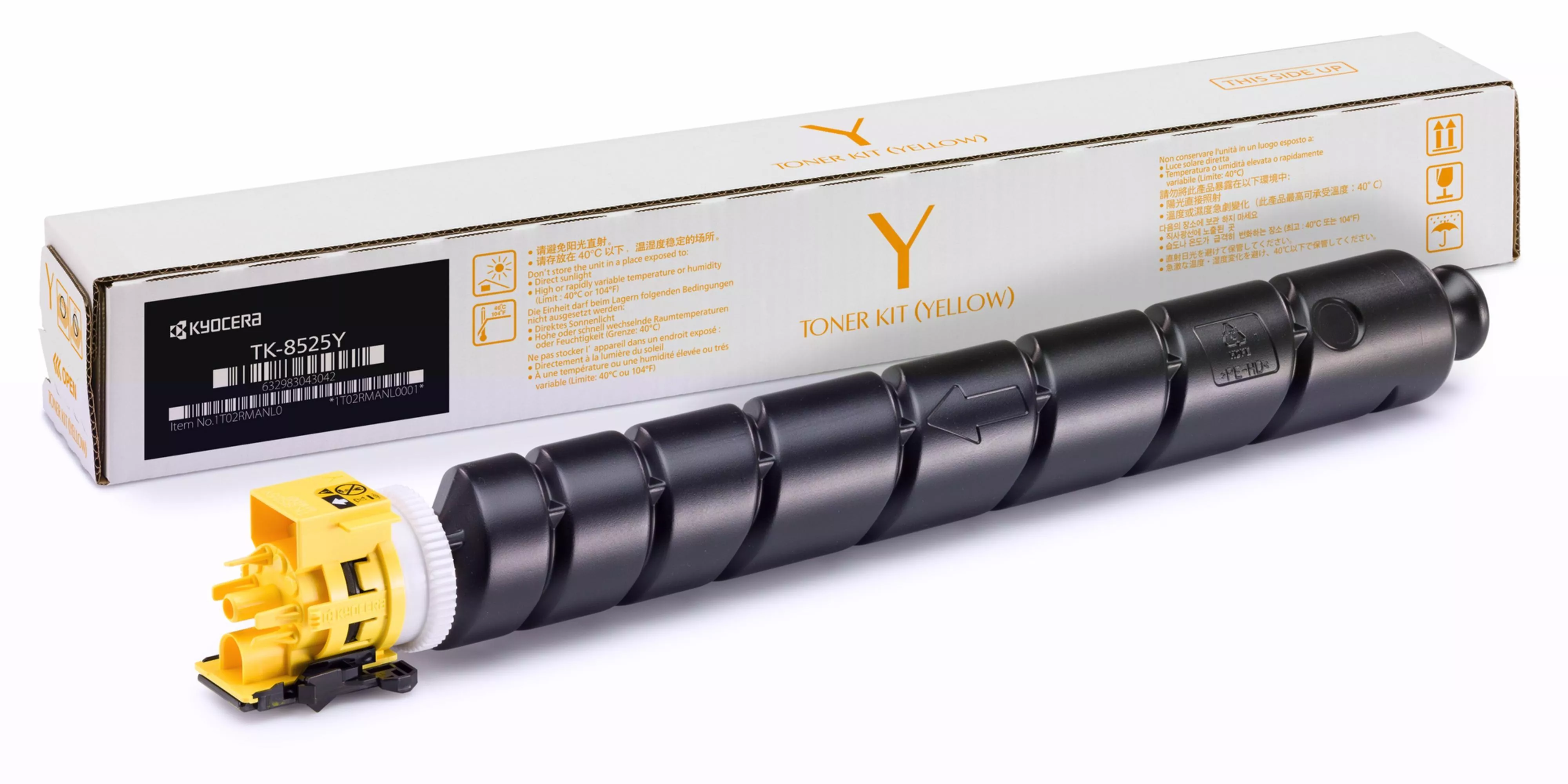 Kyocera TK8525 Amarillo Cartucho de Toner Original - 1T02RMANL0 / 1T02RMANL1 / TK8525Y