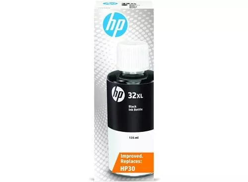 HP 32XL Negro Botella de Tinta Original - 1VV24AE