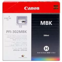 CANON TINTA NEGRA MATE PIGMENTADA IPF8100/9100 - PFI 302 MBK