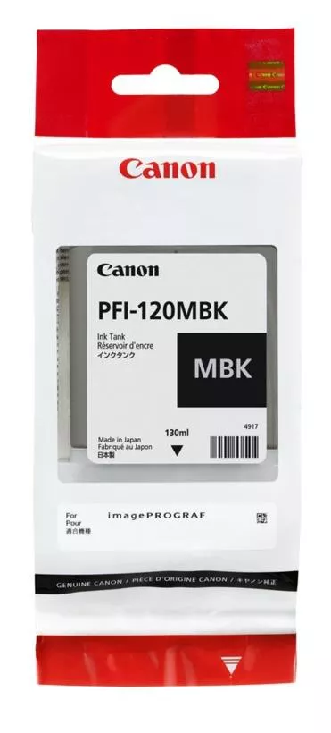 Canon PFI120 Negro Mate Cartucho de Tinta Original - 2884C001