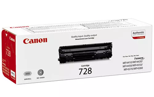 Canon 728 Negro Cartucho de Toner Original - 3500B002