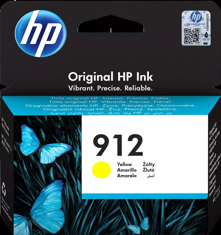 HP 912 Amarillo Cartucho de Tinta Original - 3YL79AE