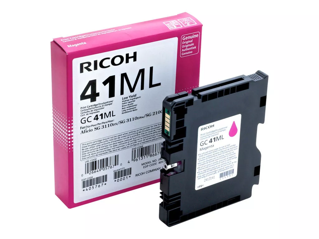 RICOH SG2100N/3110DN/3110DNW GC-41ML CARTUCHO MAGENTA