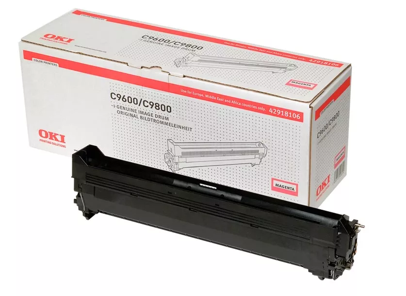 OKI C9600 / C9650 / C9655 / C9800 / C9850 Magenta Tambor de Imagen Original - 42918106
