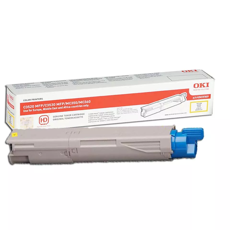 OKI TONER AMARILLO C3520 C3500/MC350/MC360 MFP TYPE C9