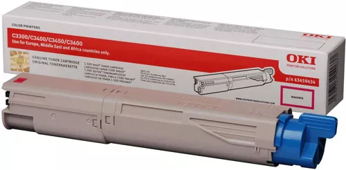 OKI C-3300/3400/3450/3600 TONER MAGENTA 1,5K