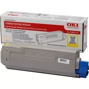 OKI C-5850/5950/MC560 TONER AMARILLO 6K