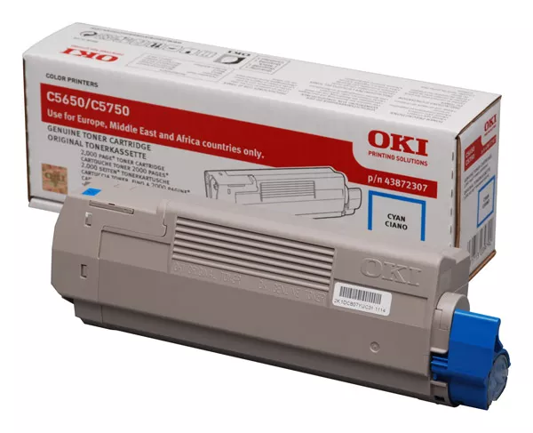 OKI TONER CIAN C 5650 5750 TYPE C11