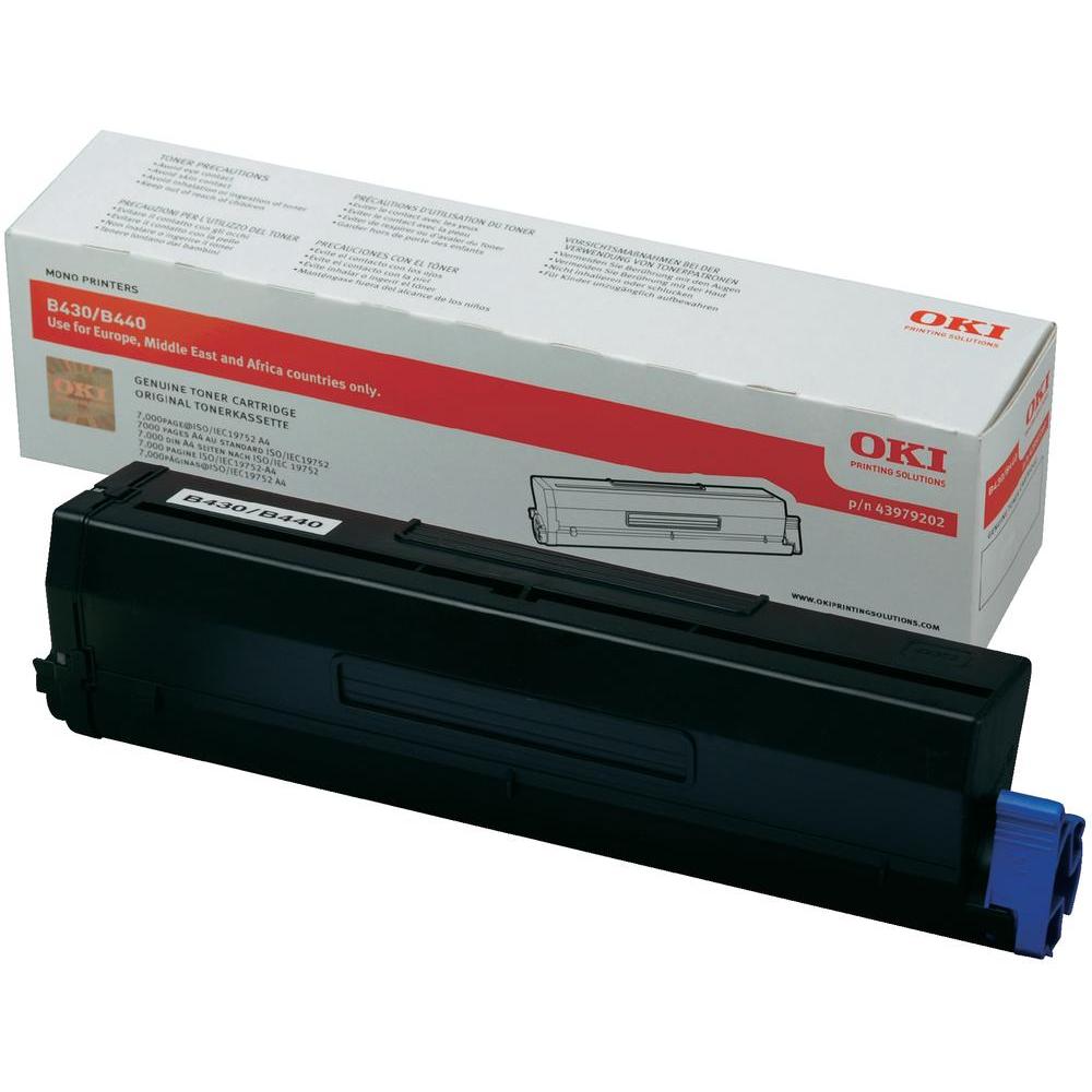 Toner Compatibile Nero B430 Per OKI B430 DN, 440 DN, MB460, MB470 – 7.000 Pagine – 43979202