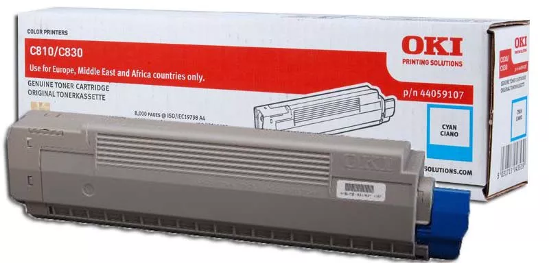 OKI C810/C830/ TONER CIAN 8K