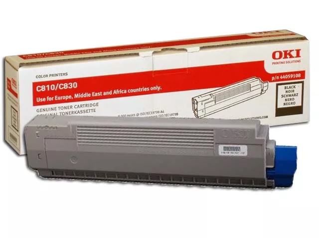OKI C810/C830/ TONER NEGRO 8K