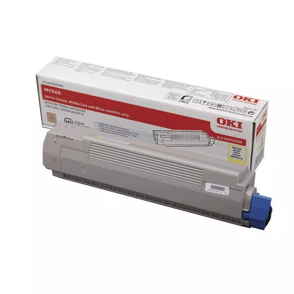 OKI MC860 MFP TONER AMARILLO 10K