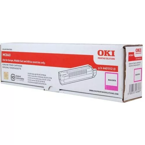 OKI MC860 MFP TONER MAGENTA 10K