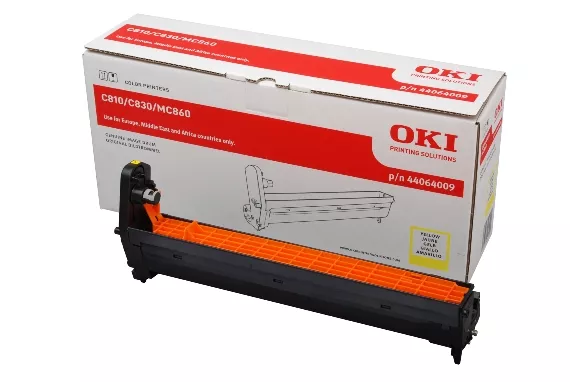 OKI C810 / C830 / MC860 / MC851/ MC851+ / C801 / C821 - 20.000 P&Aacute;GINAS TAMBOR AMARILLO