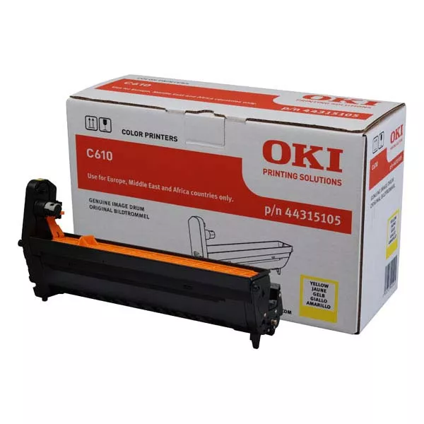 TAMBOR OKI C610 AMARILLO (20.000 P&Aacute;GINAS)