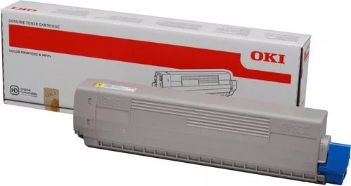 OKI C831 / C841 Amarillo Cartucho de Toner Original - 44844505