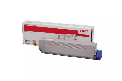 OKI C831 / C841 Cyan Cartucho de Toner Original - 44844507