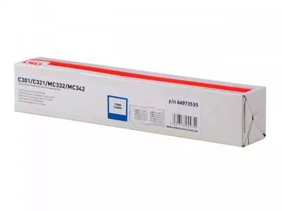 OKI C301/C321 TONER CIAN 1.5K