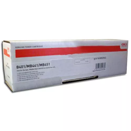TONER OKI ORIGINAL NEGRO B401 / MB441 / MB451