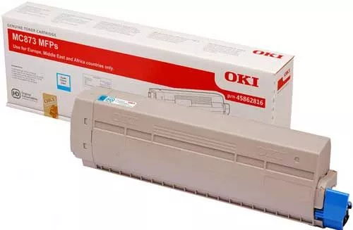 OKI MC873 / MC883 Cyan Cartucho de Toner Original - 45862816