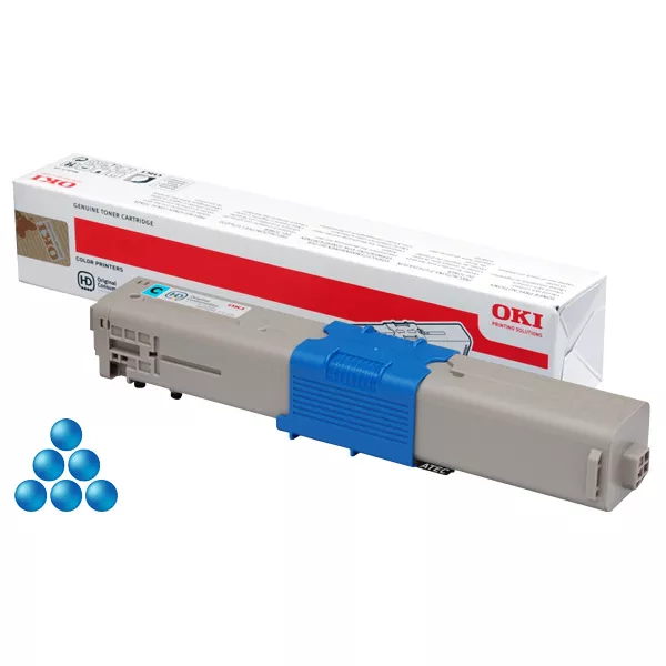 OKI C332DN / MC363DN / MD363DN Cyan Cartucho de Toner Original - 46508715