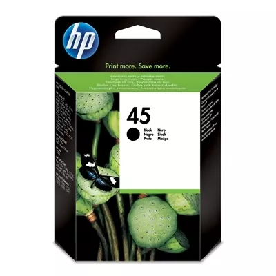HP 45 Negro Cartucho de Tinta Original - 51645AE