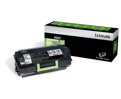 LEXMARK TONER NEGRO RETORNABLE MS810 522H ORIGINAL