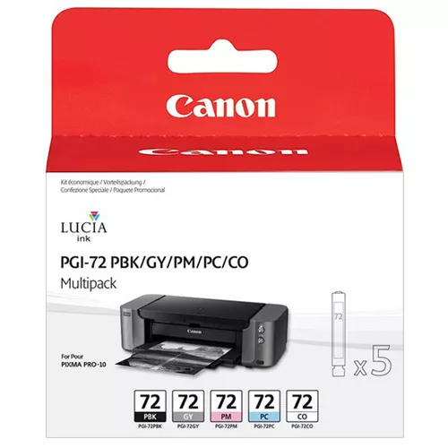 C.T. CANON PGI-72KIT-PH: PIXMA PRO 10 KIT PBK/GY/PM/PC/CO