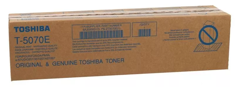 TOSHIBA TONER NEGRO E-STUDIO 257, 307, 307 SERIES, 457 - T5070E