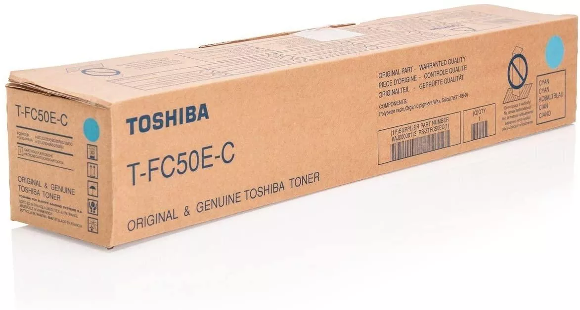 TOSHIBA TONER CIAN E-STUDIO 2555 C SE/ 3055 C SE/ 3555 C SE Y 4555 C SE  -T-FC50EC