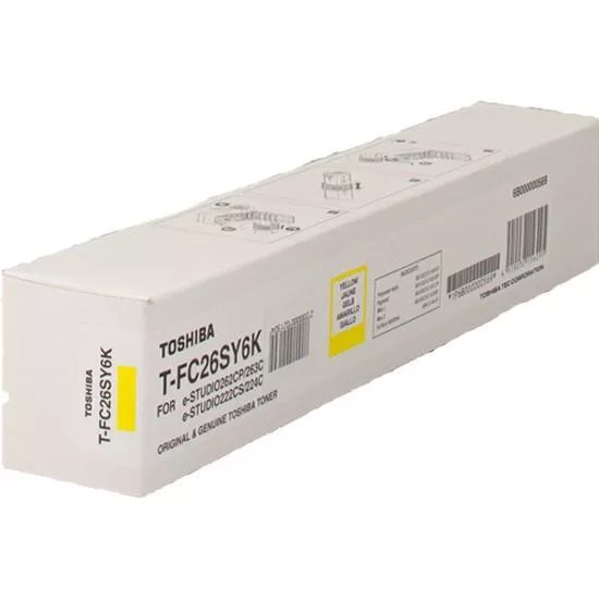 TOSHIBA TONER AMARILLO E-STUDIO 262 CP, 224 CS, 263 CP, 222 CS, 222 CP, 263 CS, 264 CS2