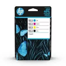 HP 953 Pack de 4 Cartuchos de Tinta Originales - 6ZC69AE