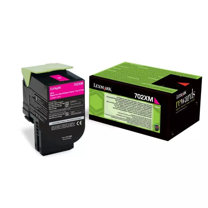 LEXMARK TONER MAGENTA RETORNABLE 702XM