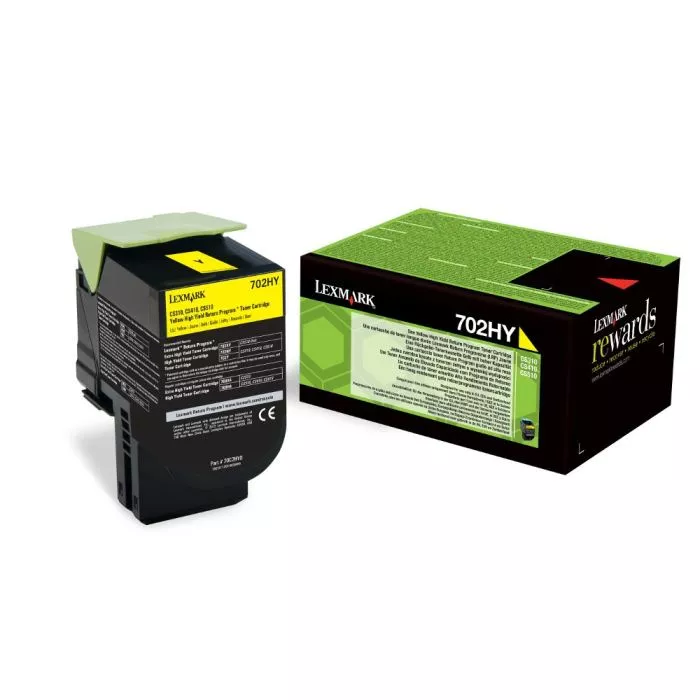 LEXMARK TONER AMARILLO RETORNABLE 702XM