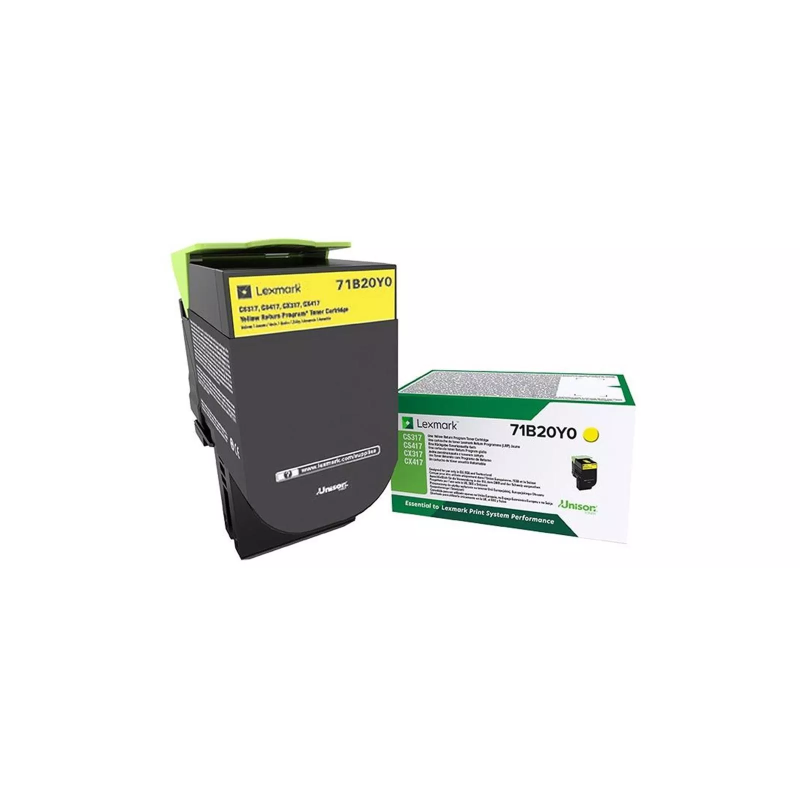 LEXMARK TONER AMARILLO 71B20Y0 ORIGINAL