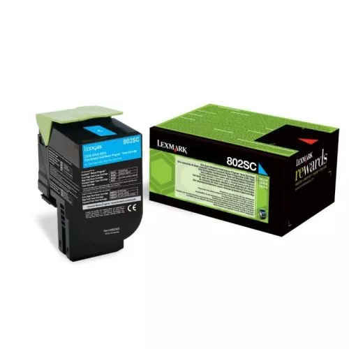 LEXMARK TONER CIAN 802SC RETORNABLE ORIGINAL