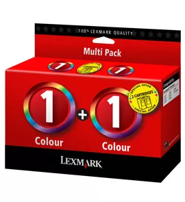 LEXMARK Z-730 MULTIFUNCI&Oacute;N X-2300 CARTUCHO COLOR N&ordm;1 PLUS(15%+) (PACK 2)