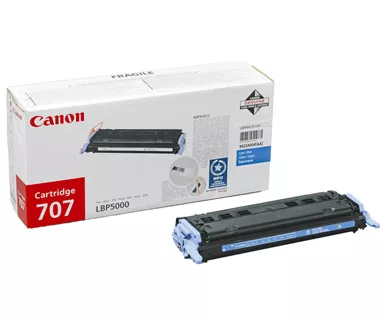 CANON TONER LASER CIAN CRG 707 C 2000 PAGINAS LBP 5000 5100 5700
