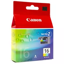 CANON CARTUCHO INYECCION TINTA COLOR BCI 16 CL PACK 2 PIXMA MINI 220 IP 90 SELPHY DS 700 810