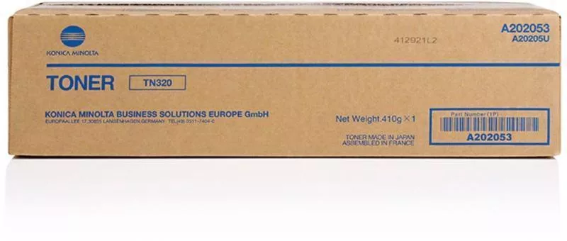 KONICA-MINOLTA TONER NEGRO BIZHUB 36 - TN320