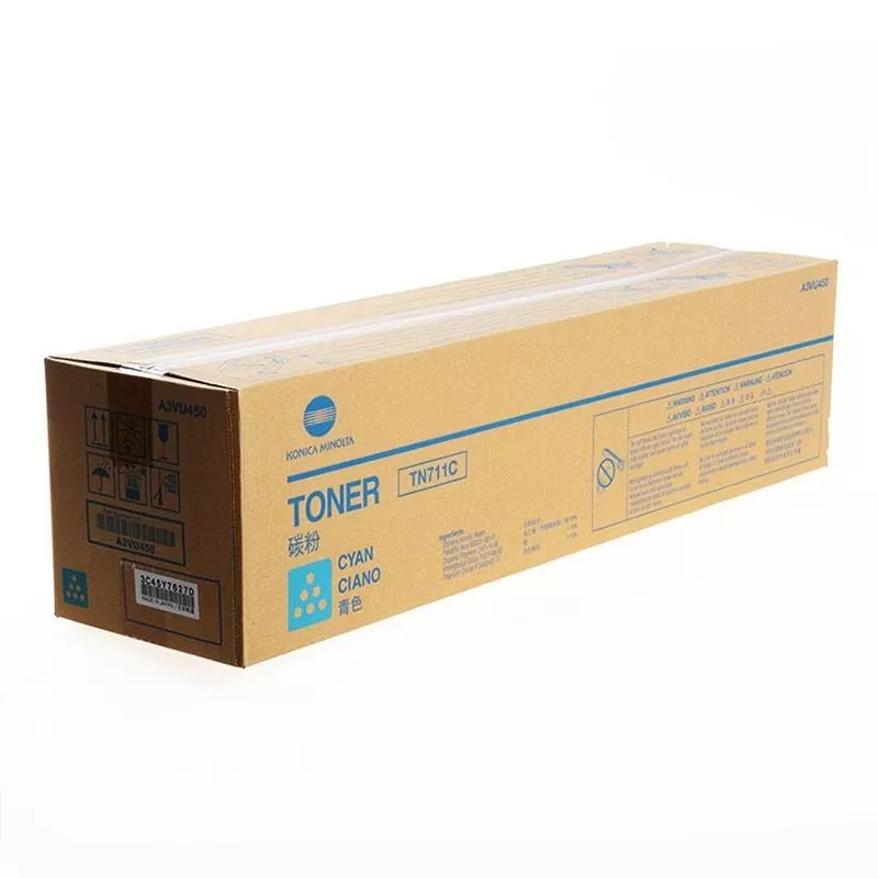 KONICA-MINOLTA TONER CIAN BIZHUB C654E/C754 - TN-711C *ALTA CAPACIDAD*